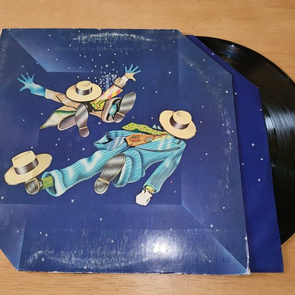 TRAFFIC Shoot Out At The Fantasy Factory LP 1973 Island SW-9323 Rock Jazz LP9 - Picture 2 of 10